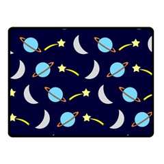 Space-pattern-colour Double Sided Fleece Blanket (small)  by Jancukart