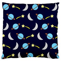 Space-pattern-colour Standard Flano Cushion Case (one Side)