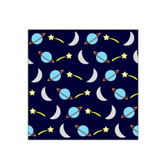 Space-pattern-colour Satin Bandana Scarf 22  X 22 