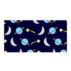 Space-pattern-colour Satin Wrap 35  X 70 