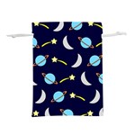 Space-pattern-colour Lightweight Drawstring Pouch (S) Front