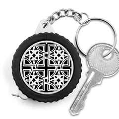 Black And White Geometric Geometry Pattern Measuring Tape