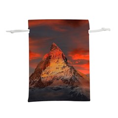 Switzerland-zermatt-mountains-snow- Lightweight Drawstring Pouch (l) by Jancukart