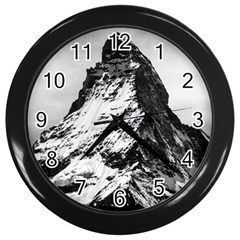 Matterhorn-switzerland-mountain Wall Clock (black) by Jancukart