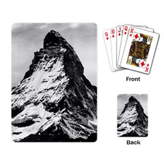 Matterhorn-switzerland-mountain Playing Cards Single Design (rectangle) by Jancukart