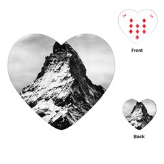 Matterhorn-switzerland-mountain Playing Cards Single Design (heart) by Jancukart