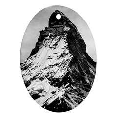 Matterhorn-switzerland-mountain Oval Ornament (two Sides) by Jancukart