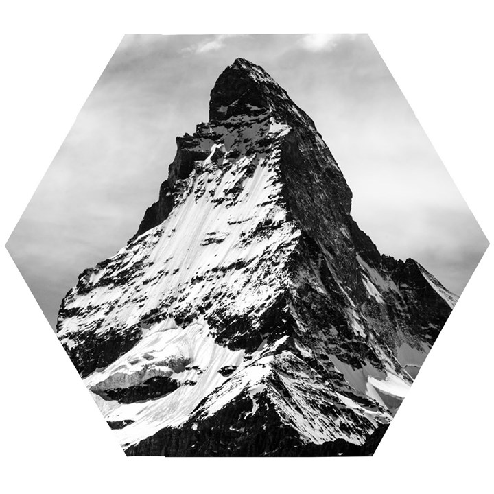 Matterhorn-switzerland-mountain Wooden Puzzle Hexagon