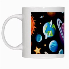 Background-with-many-planets-space White Mug by Jancukart