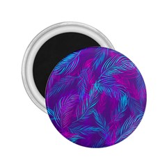 Leaf-pattern-with-neon-purple-background 2 25  Magnets