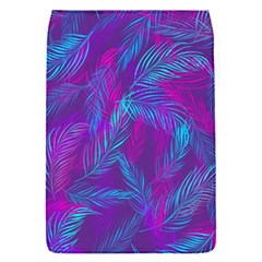 Leaf-pattern-with-neon-purple-background Removable Flap Cover (s)