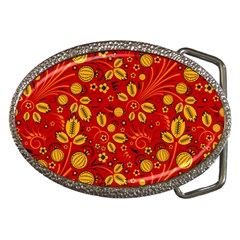 Seamless-pattern-slavic-folk-style Belt Buckles by Jancukart