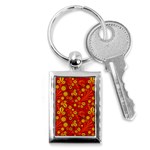 Seamless-pattern-slavic-folk-style Key Chain (Rectangle) Front