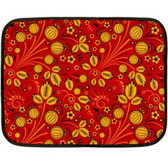 Seamless-pattern-slavic-folk-style Fleece Blanket (mini)