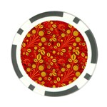 Seamless-pattern-slavic-folk-style Poker Chip Card Guard (10 pack) Front