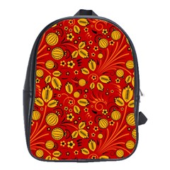 Seamless-pattern-slavic-folk-style School Bag (xl)