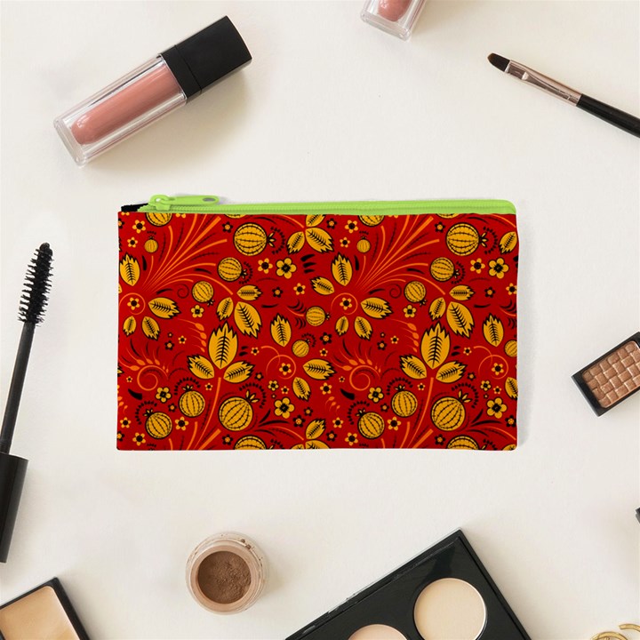 Seamless-pattern-slavic-folk-style Cosmetic Bag (XS)