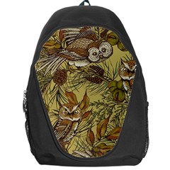 Forest-vintage-seamless-background-with-owls Backpack Bag