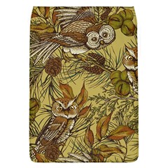 Forest-vintage-seamless-background-with-owls Removable Flap Cover (l)