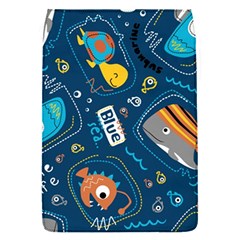 Seamless-pattern-vector-submarine-with-sea-animals-cartoon Removable Flap Cover (s) by Jancukart