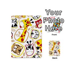 Vector-seamless-pattern-nice-animals-cartoon Playing Cards 54 Designs (mini) by Jancukart