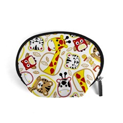 Vector-seamless-pattern-nice-animals-cartoon Accessory Pouch (small)