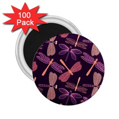 Dragonfly-pattern-design 2 25  Magnets (100 Pack) 