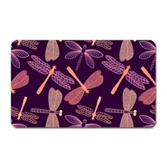 Dragonfly-pattern-design Magnet (rectangular)