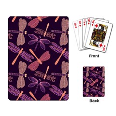 Dragonfly-pattern-design Playing Cards Single Design (rectangle)