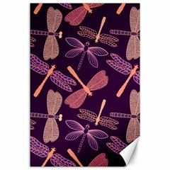 Dragonfly-pattern-design Canvas 24  X 36 