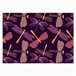 Dragonfly-pattern-design Large Glasses Cloth (2 Sides) Front