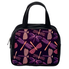 Dragonfly-pattern-design Classic Handbag (one Side)