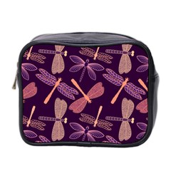 Dragonfly-pattern-design Mini Toiletries Bag (two Sides)