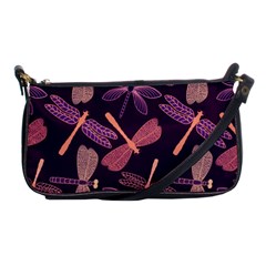 Dragonfly-pattern-design Shoulder Clutch Bag