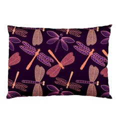 Dragonfly-pattern-design Pillow Case (two Sides) by Jancukart