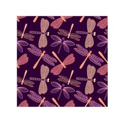 Dragonfly-pattern-design Square Satin Scarf (30  X 30 )