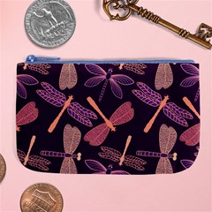 Dragonfly-pattern-design Large Coin Purse by Jancukart