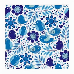 Pattern-with-birds Medium Glasses Cloth by Jancukart