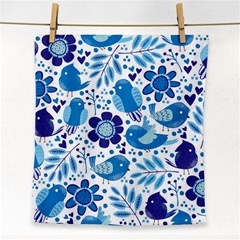 Pattern-with-birds Face Towel