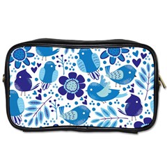 Pattern-with-birds Toiletries Bag (one Side)