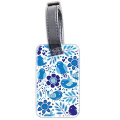 Pattern-with-birds Luggage Tag (two Sides)