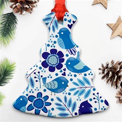 Pattern-with-birds Ornament (christmas Tree) 