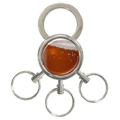 Bubble Beer 3-ring Key Chain