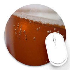 Bubble Beer Round Mousepads