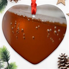 Bubble Beer Ornament (heart)