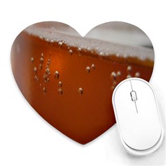 Bubble Beer Heart Mousepads