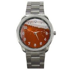 Bubble Beer Sport Metal Watch