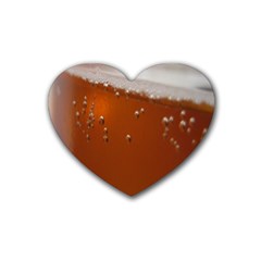 Bubble Beer Rubber Heart Coaster (4 Pack)