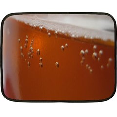 Bubble Beer Double Sided Fleece Blanket (mini) 