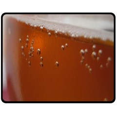 Bubble Beer Double Sided Fleece Blanket (medium) 